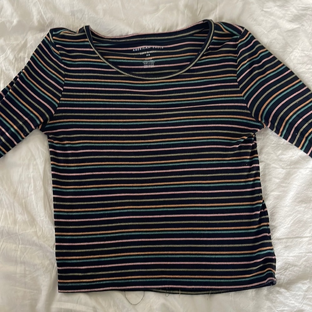 American Eagle Ribbed Tee
